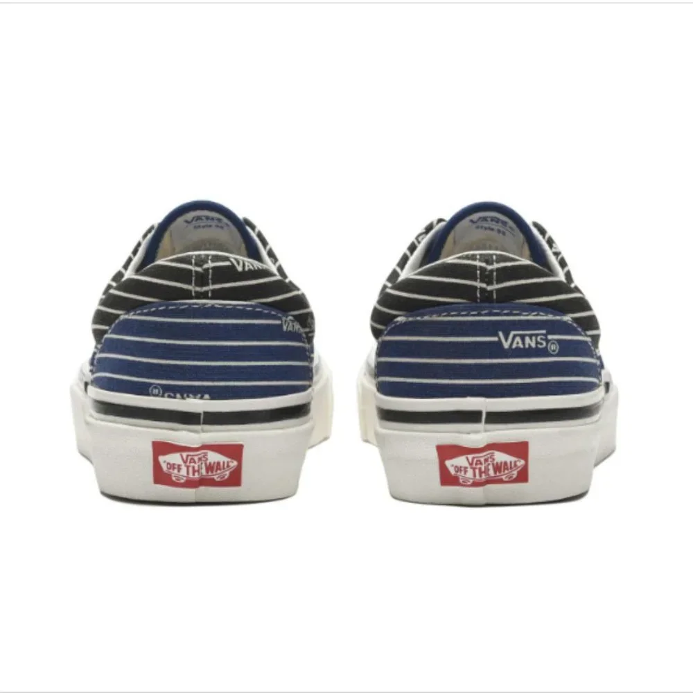 Vans Men's 7.5/Women's 9 Era 95 DX Anaheim Factory Limited Stripes Black/Blue